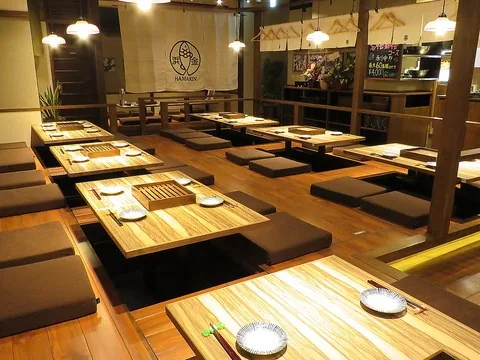 店内照片:居酒屋 掘りごたつ座席
